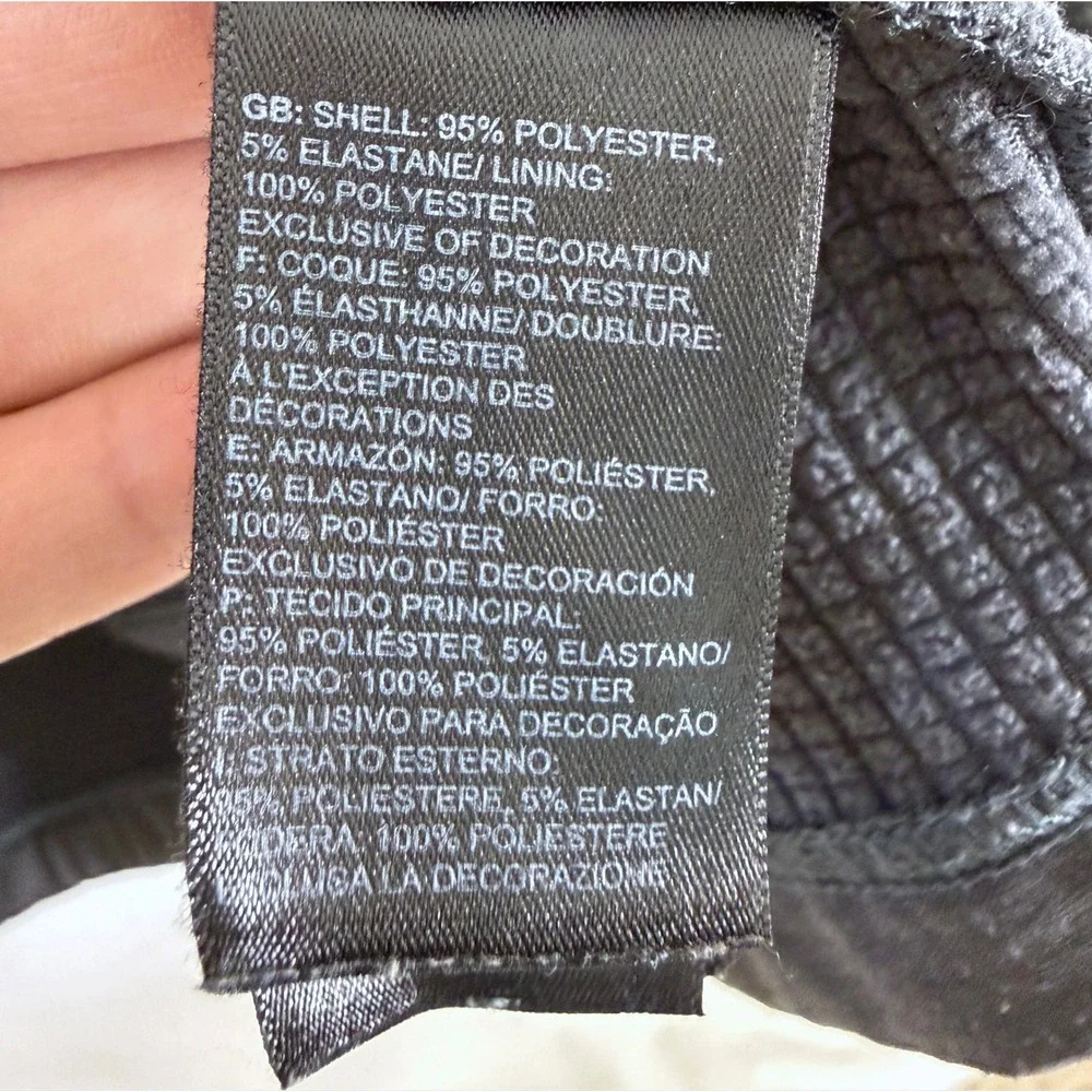 The North Face Mountain Peaks Full Zip Grid Fleece Jacket Size XL Grey